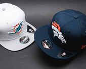 Kšiltovka New Era Contrast Crown Miami Dolphins 9FIFTY White/Gray Snapback