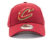Kšiltovka New Era The League Cleveland Cavaliers Red C Logo 9FORTY Official Team Colors Strapback