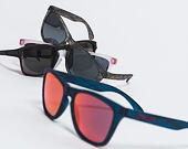 Sluneční Brýle Oakley Frogskins Matte Blue Woodgrain/Torch Iridium OO9013-B555