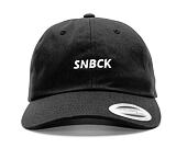 Kšiltovka Snapbacks.cz SNBCK Curved Classic Black Snapback