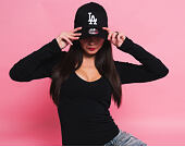 Kšiltovka New Era 39THIRTY MLB League Essential Los Angeles Dodgers - Black / White