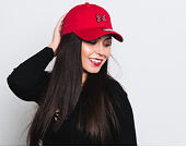 Dětská Kšiltovka New Era Jr Disney Minnie Mouse 9FORTY Youth Scarlet Strapback