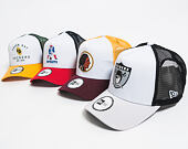 Kšiltovka New Era NFL Throwback Trucker New England Patriots 9FORTY White/Official Team Color Snapba