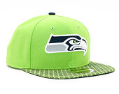Kšiltovka New Era On Field NFL17 Seattle Seahawks 9FIFTY Official Team Color Snapback