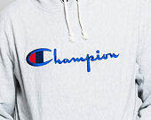 Mikina S Kapucí Champion Hooded Sweatshirt Classic Logo Grey 215210