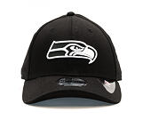 Kšiltovka New Era Monochrome Seattle Seahawks 39THIRTY Black