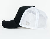 Dámská Kšiltovka New Era Essential Trucker Atlanta Braves 9FORTY Black/Silver Wing Snapback
