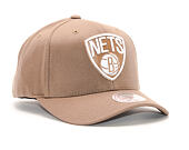 Kšiltovka Mitchell & Ness Camel 110 SB Brooklyn Nets Brown Snapback