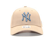 Dámská Kšiltovka New Era League Essential New York Yankees 9FORTY Camel/Slate Strapback