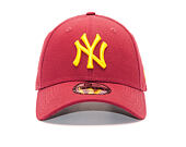 Kšiltovka New Era League Essential New York Yankees 9FORTY Carmine/Gold Strapback