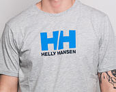 Triko Helly Hansen Logo T-Shirt Grey Melange
