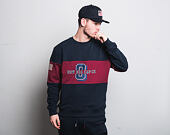Mikina New Era World Hood Crew Night Shift Navy/Cardinal