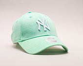 Dámská Kšiltovka New Era Jersey New York Yankees 9FORTY Green/White Strapback