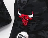Dámská Kšiltovka New Era Camo Team Aframe Trucker Chicago Bulls 9FORTY Black Camo Snapback