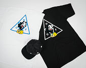 Triko HUF Felix The Cat Triple Triangle White