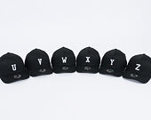Kšiltovka State of WOW ALPHABET - Yankee Baseball Cap Crown 2 Black/White Strapback