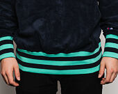 Mikina Champion Crewneck Sweatshirt Classic Logo Navy/Green