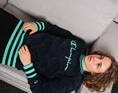 Mikina Champion Crewneck Sweatshirt Classic Logo Navy/Green