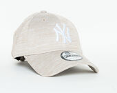 Kšiltovka New Era Engineered Fit New York Yankees 9FORTY Strapback Stone / Optic White