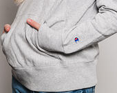 Dámská Mikina S Kapucí Champion Classic Mini Logo Chest Embroidered Grey