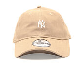 Kšiltovka New Era Canvas New York Yankees 9FORTY Camel Strapback