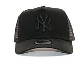 Kšiltovka New Era - MLB Clean 9FORTY Trucker - NY Yankees - Black