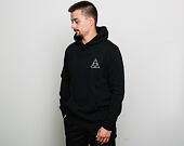 Mikina HUF Essentials Triple Triangle Hoodie Black