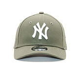 Dětská Kšiltovka New Era League Essential Kids New York Yankees 9FORTY Child New Olive/White Strapba