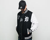 Bunda New Era Post Gradual Pack Varsity Jacket Detroit Tigers Black/White