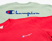 Mikina Champion Crewneck Sweatshirt Mini Classic Logo Red