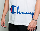 Triko Champion Crewneck T-Shirt Big Logo White