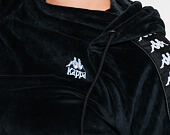 Dámská Velurová Mikina s Kapucí Kappa Authentic Asper Black/White