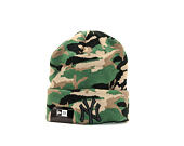 Kulich New Era Essential Camo Knit New York Yankees Woodland Camo/Black