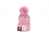 Dětský Kulich New Era Engineered Fit Cuff Knit New York Yankees Youth Pink
