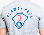 Triko New Era Boston Red Sox MLB Stadium Light Grey Heather