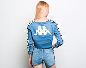 Dámský Crop Top Kappa Banda Bersy Blue/Light Cobalt/Light Beige