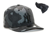 Kšiltovka New Era 9TWENTY New York Yankees Packable Marine Navy Camo/Black Strapback
