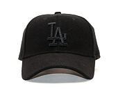 Kšiltovka New Era 9FORTY Los Angeles Dodgers Winter Utility Melton Black/Black Clipback