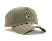 Dámská Kšiltovka New Era 9FORTY A-Frame New York Yankees League Essential New Olive Snapback