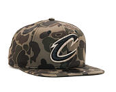 Kšiltovka New Era 9FIFTY Cleveland Cavaliers Original Fit Marine Navy Camo/Black Snapback
