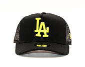 Dětská Kšiltovka New Era 9FORTY A-Frame Trucker Los Angeles Dodgers Black/Yellow Child