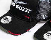 Kšiltovka New Era 9FORTY A-Frame Trucker Motto Guzzi Piaggio Worn Black Snapback