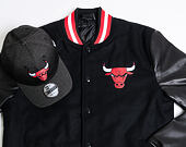 Bunda New Era Chicago Bulls Team Logo Varsity 2 Black