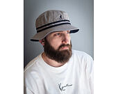 Klobouk Kangol Stripe Lahinch Grey