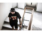 Klobouk Kangol Stripe Lahinch Black