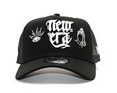Kšiltovka New Era 9FORTY A-Frame Trucker Script Black/White