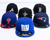 Kšiltovka New Era - 59FIFTY Basic - Atlanta Braves - Black / White