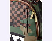 Batoh Sprayground Checkered Camo Shark Backpack B2201