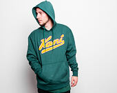 Mikina Karl Kani College Hoodie green/yellow