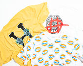 Triko HUF Ignite All Over T-Shirt - white